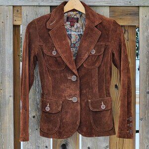 BEAUTIFUL Danier Leather Jacket Women's Size XXS Button Down